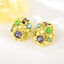 Show details for Best Selling Big Artificial Crystal Big Stud Earrings