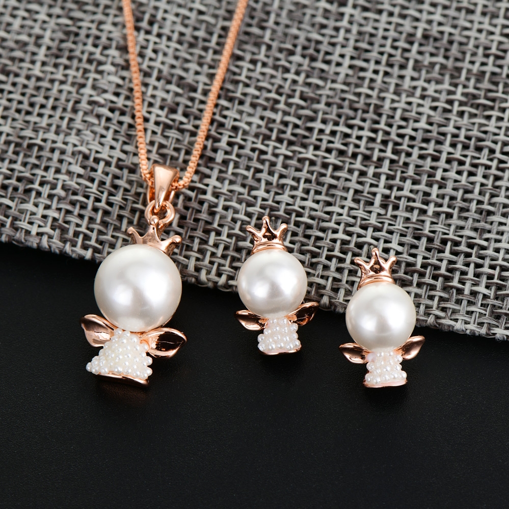 Artificial Pearl Classic 2 Piece Jewelry Set From Reliable Factory