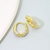 Picture of Delicate White Huggie Earrings with Speedy Delivery