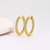 Picture of Most Popular Cubic Zirconia Delicate Huggie Earrings