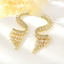 Show details for Latest Medium Gold Plated Dangle Earrings