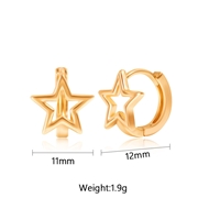 Picture of Staple Small Star Small Hoop Earrings