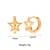 Picture of Staple Small Star Small Hoop Earrings