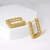Picture of Copper or Brass Cubic Zirconia Huggie Earrings From Reliable Factory