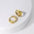 Picture of Famous Small Gold Plated Huggie Earrings