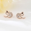 Show details for Delicate swan Stud Earrings in Exclusive Design