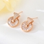Show details for Copper or Brass Delicate Stud Earrings from Certified Factory