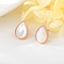 Show details for Classic Rose Gold Plated Stud Earrings with Beautiful Craftmanship