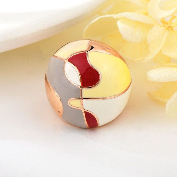 Picture of Colorful Rose Gold Plated Fashion Ring from Top Designer