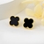 Picture of Attractive Black Enamel Stud Earrings For Your Occasions