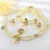 Picture of Gold Plated Big 4 Piece Jewelry Set with Unbeatable Quality