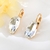 Picture of Hot Selling White Swarovski Element Dangle Earrings from Top Designer