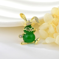 Show details for Fashion Cubic Zirconia Animal Brooche