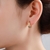 Picture of Delicate Gold Plated Huggie Earrings for Female