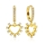 Picture of Hypoallergenic Gold Plated Delicate Dangle Earrings with Easy Return