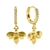 Picture of Hypoallergenic Gold Plated White Dangle Earrings with Easy Return