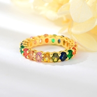 Show details for Small Copper or Brass Fashion Ring with Beautiful Craftmanship