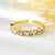 Picture of Buy Gold Plated White Adjustable Ring with Fast Shipping