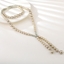 Show details for Fast Selling Platinum Plated Copper or Brass Y Necklace from Editor Picks
