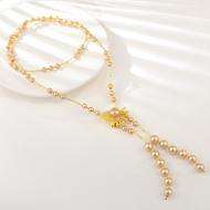 Show details for Recommended Yellow Classic Y Necklace with Member Discount