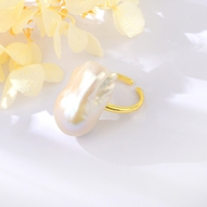 Show details for Good Baroque Pearl Medium Adjustable Ring