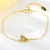 Picture of Delicate Cubic Zirconia Fashion Bracelet in Exclusive Design