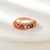 Picture of Filigree Small Rose Gold Plated Adjustable Ring at Factory Price