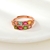 Picture of Bling Medium Rose Gold Plated Adjustable Ring