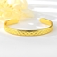 Show details for Bling Classic Gold Plated Cuff Bangle
