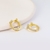 Picture of Great Cubic Zirconia Delicate Huggie Earrings
