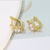 Picture of Most Popular Cubic Zirconia Copper or Brass Huggie Earrings