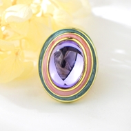 Show details for Dubai Gold Plated Fashion Ring of Original Design