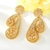 Picture of Copper or Brass Big Dangle Earrings From Reliable Factory