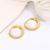 Picture of Hypoallergenic Gold Plated Delicate Huggie Earrings with Easy Return