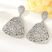 Show details for Best Cubic Zirconia Copper or Brass Dangle Earrings