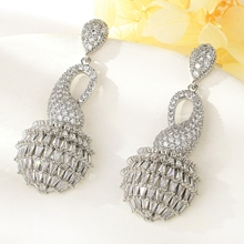 Show details for Luxury Copper or Brass Dangle Earrings at Unbeatable Price