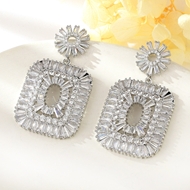 Show details for Delicate Cubic Zirconia Luxury Dangle Earrings