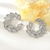 Picture of Good Cubic Zirconia Leaf Dangle Earrings