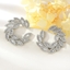 Show details for Good Cubic Zirconia Leaf Dangle Earrings