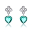 Show details for Sparkling Love & Heart Big Dangle Earrings from Top Designer