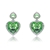 Picture of Love & Heart Big Dangle Earrings with Fast Shipping