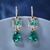 Picture of Staple Big Green Dangle Earrings