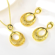 Show details for Zinc Alloy Gold Plated 2 Piece Jewelry Set with Unbeatable Quality Show details for Zinc Alloy Gold Plated 2 Piece Jewelry Set with Unbeatable Quality
