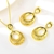Picture of Zinc Alloy Gold Plated 2 Piece Jewelry Set with Unbeatable Quality
