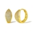 Picture of Copper or Brass Gold Plated Huggie Earrings at Unbeatable Price