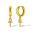 Picture of Buy Gold Plated Copper or Brass Dangle Earrings with Wow Elements