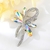Picture of Irresistible White Cubic Zirconia Brooche at Factory Price