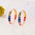 Picture of Good Quality Cubic Zirconia Gold Plated Big Hoop Earrings