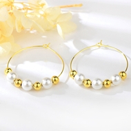 Show details for Reasonably Priced Gold Plated Medium Huggie Earrings from Reliable Manufacturer