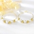 Picture of Reasonably Priced Gold Plated Medium Huggie Earrings from Reliable Manufacturer